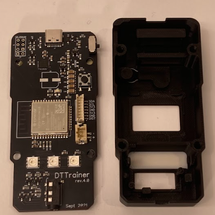 Inside of the trainer case