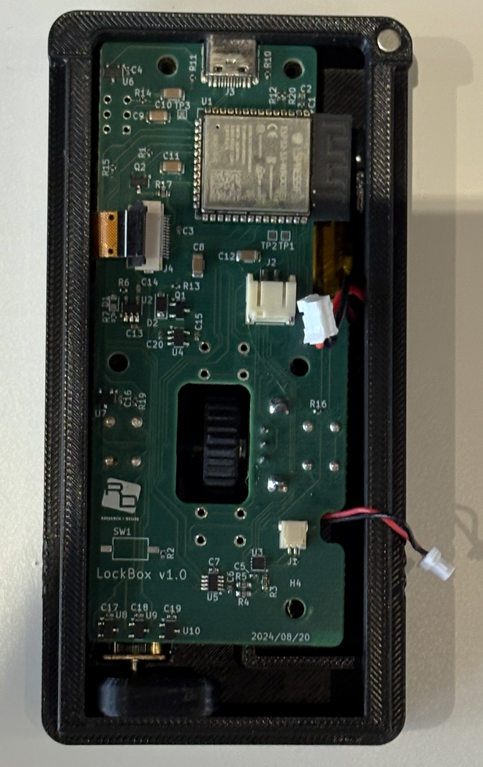 PCB placement over buttons